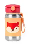 Skip Hop Zoo Pipetli Paslanmaz Çelik Suluk 350 ml Tilki-1