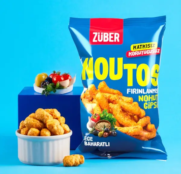 Züber Noutos Fırın Nohut Cipsi 55 Gr Ege Baharat