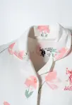 U.S. Polo Gömlek Pijama Takımı USB2988 Beyaz-Pudra-2