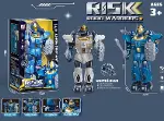 Vardem Işıklı ve Müzikli Roket Atan Pilli Savaşçı Robot DF6051-3