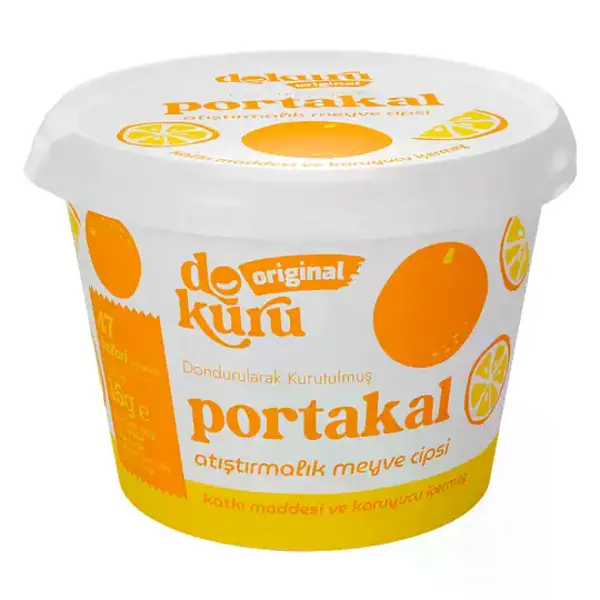 Dokuru Original Portakal Atıştırmalık Meyve Cipsi 15gr