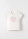 NK Tavus Kuşu Tshirt 31626 Ekru Lila-1