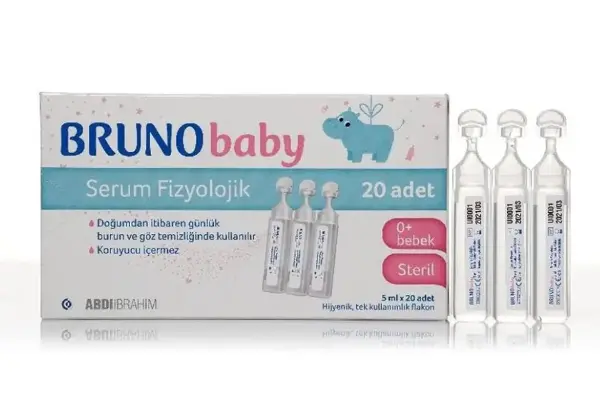 Bruno Baby Serum Fizyolojik 5 ml x 20 Flakon