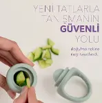 Mochi Pop-Up Meyve Sebze Gıda Emziği Mint-5