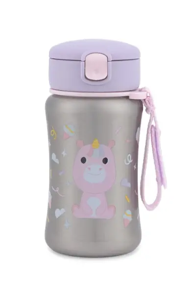 Skip Hop Besties Squad Paslanmaz Çelik Pipetli Suluk Unicorn