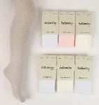 Katamino Sumire İnce Desenli Kız Külotlu Çorap K60237 Asorti-1