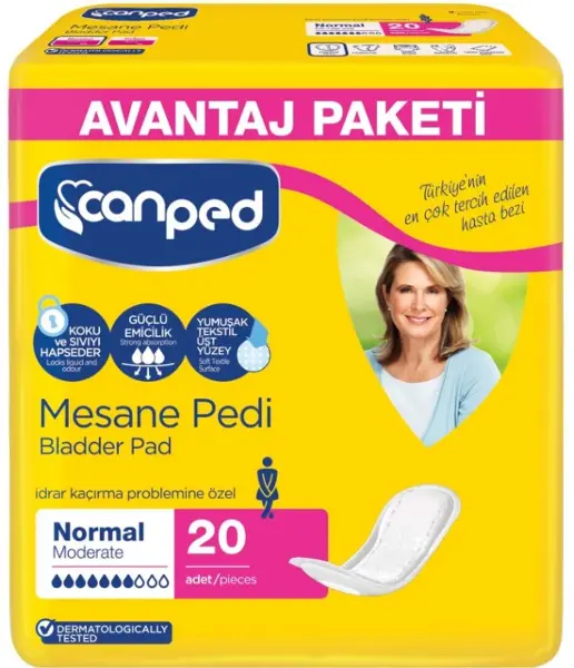 Canped Mesane Pedi Avantaj Paketi M Beden 20 Adet DLST