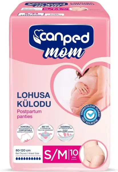 Canped MOM Lohusa Külodu S/M Beden 10 Adet