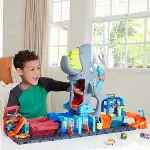 HTN82 Hot Wheels Muhteşem Köpek Balığı Araba Yıkama Oyun Seti-6