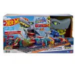 HTN82 Hot Wheels Muhteşem Köpek Balığı Araba Yıkama Oyun Seti-1