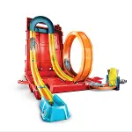 HDX78 HW Track Builder Benzin Bidonu Akrobasi Seti, Hot Wheels Track Builder-5