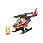 60411 Lego City İtfaiye Kurtarma Helikopteri 85 parça +5 yaş-2
