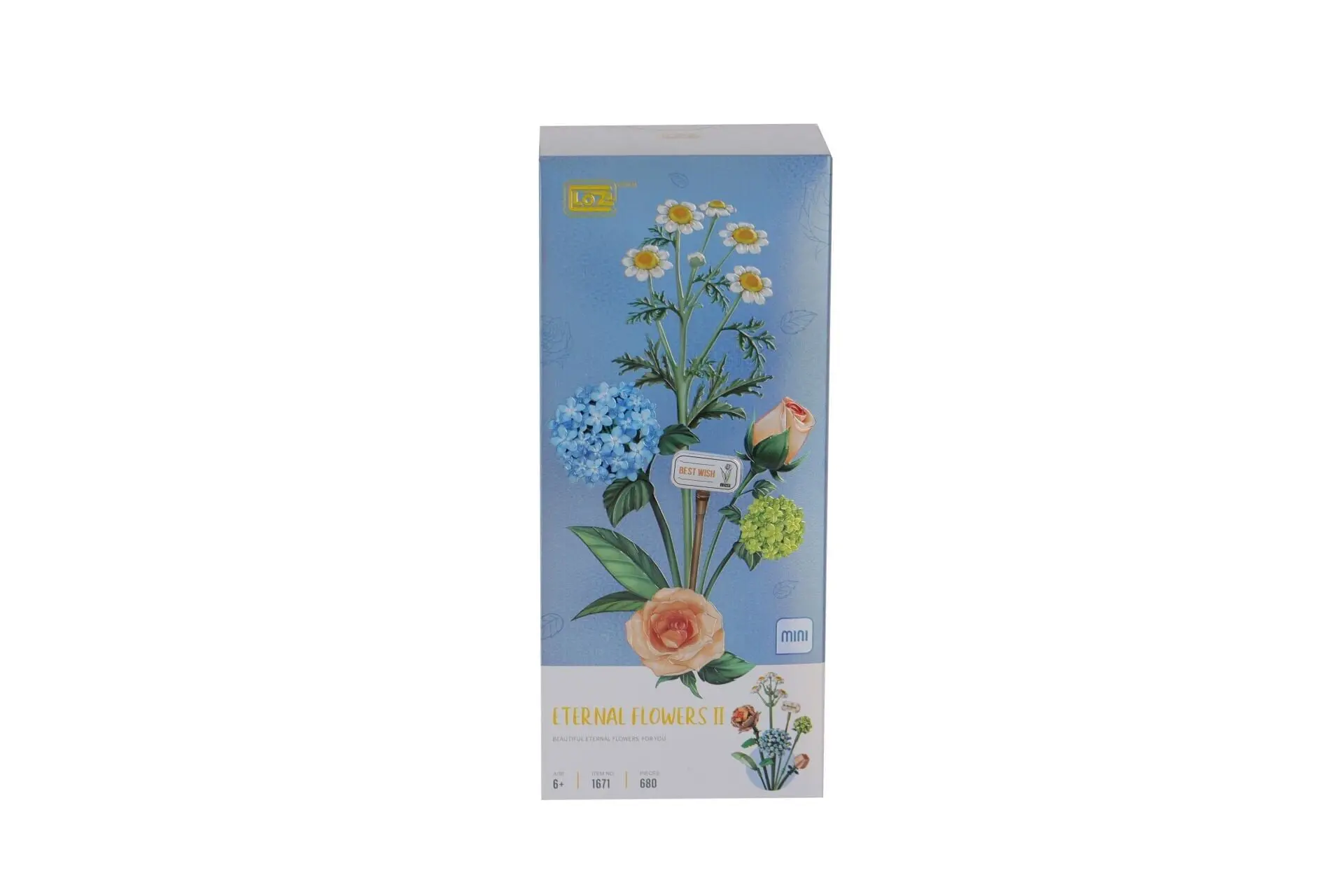 LZ1671 LOZ Eternal Flowers Serisi - ''Yıldızlı Gökyüzü Gibi Parlak'' 680 Parça Yapım Seti