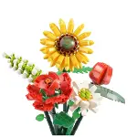 LZ1659 LOZ Eternal Flowers Serisi - ''Her Zaman Güneşe Doğru'' 568 Parça Yapım Seti-2