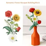 LZ1659 LOZ Eternal Flowers Serisi - ''Her Zaman Güneşe Doğru'' 568 Parça Yapım Seti-3