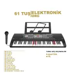 TFL-328-21 Vlektro Kutulu 61 Tuş Büyük Lcd Ekranlı Elektronik Büyük Org-3