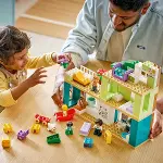 10470 Lego Duplo 3ü1 arada Figürlü Modern Aile Evi 166 parça +2 yaş-4