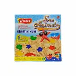 KUM-040 500GR HEROES KİNETİK KUM DENİZ HAYVANLI KALIPLI SET-1
