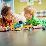10475 Lego Duplo 3ü1 arada İnşaat Araçları 22 parça +2 yaş-6
