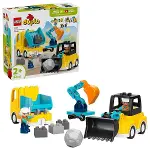 10475 Lego Duplo 3ü1 arada İnşaat Araçları 22 parça +2 yaş-1