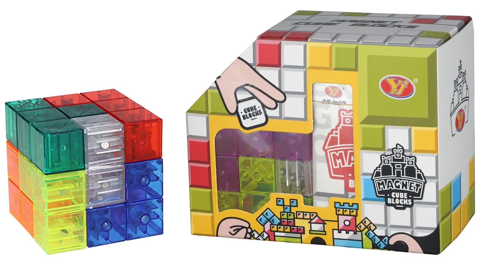 YJ8392 MAGNET CUBE BLOCKS