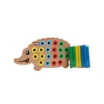 KM5655 Ahşap Kirpi Bultak -Kumtoys-2
