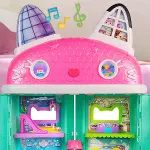 S00008891 SUN-SPM-FİGÜR OYUN SET GABBY S DOLLHOUSE DELUXE BEBK EVİ SES IŞIK GABB-3