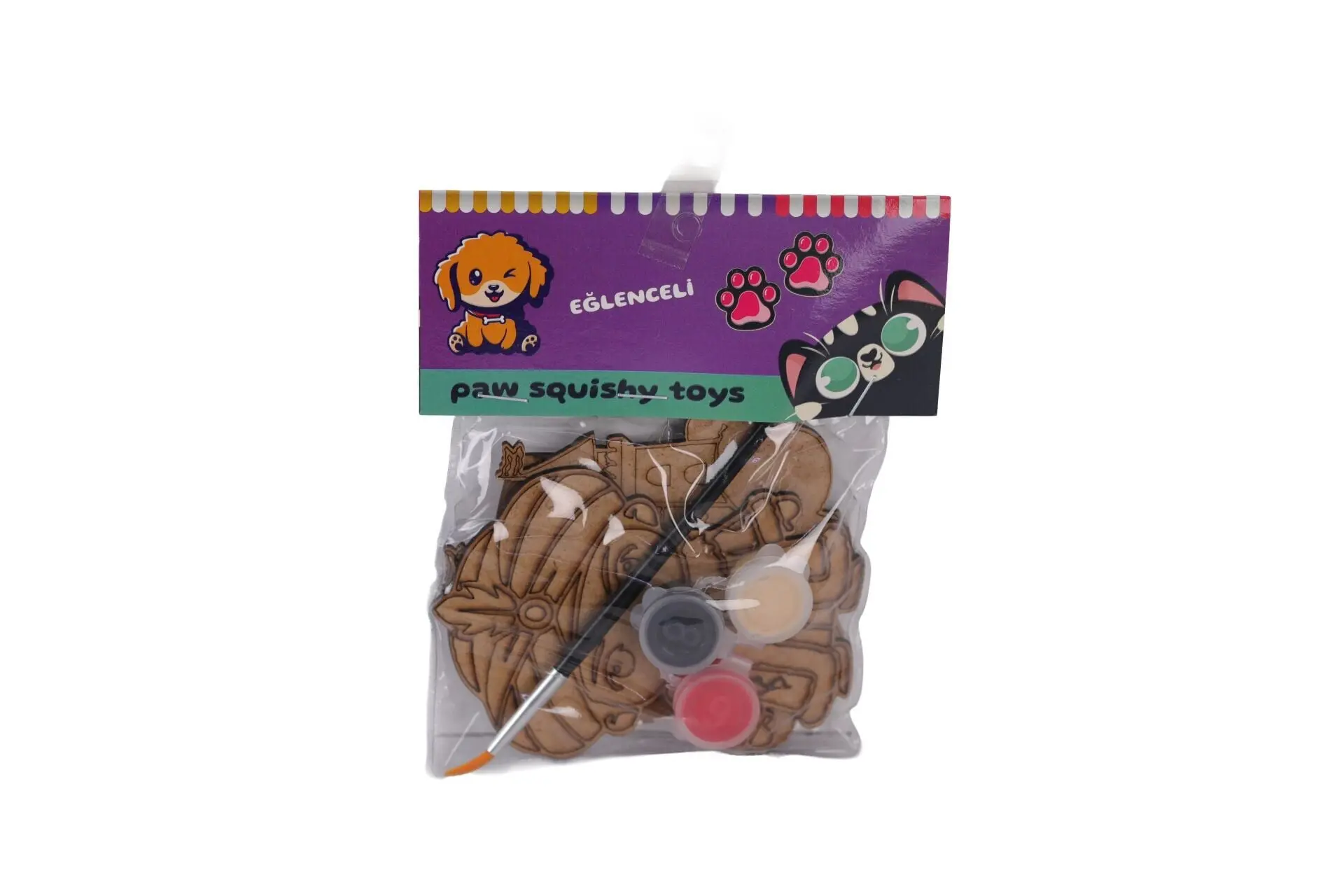 5637 AHŞAP 3 LÜ BOYAMA