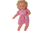 0073 60 CM DOLGU GÖVDELİ SAÇLI BÜYÜK BEBEK-3