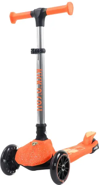 L5JELLY-O LAMBORGHİNİ LİSANSLI PARILTI IŞIKLI SCOOTER TURUNCU