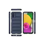 Samsung Galaxy A03s Kılıf Optimum Silikon - Lacivert-3