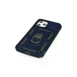 İphone 12 Pro Max Kılıf Pars Lens Yüzüklü Silikon - Lacivert-4