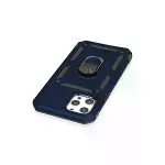 İphone 12 Pro Max Kılıf Pars Lens Yüzüklü Silikon - Lacivert-5