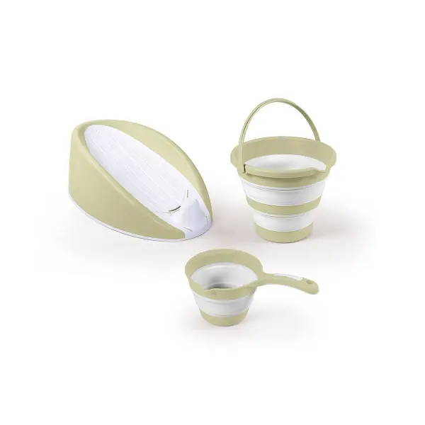 7571 ÜÇLÜ BEBEK BANYO SETİ- ECO GREEN