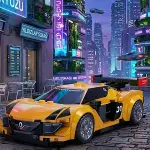C51094W CADA RENAULT SPORT RS 0101 294 PARÇA BLOCK OYUNCAK-4