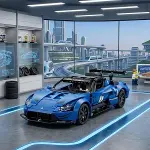 C57013W CADA MASERATİ GT2 549 PARÇA BLOCK OYUNCAK-2
