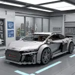 C57012W CADA AUDİ R8 536 PARÇA BLOCK OYUNCAK-2