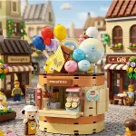 P881201 PANLOS TEDDY BEAR KOLEKSİYONU DONDURMA DÜNYASI 354 PARÇA BLOCK OYUNCAK-3