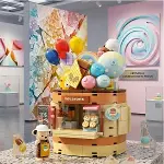 P881201 PANLOS TEDDY BEAR KOLEKSİYONU DONDURMA DÜNYASI 354 PARÇA BLOCK OYUNCAK-4