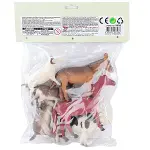 SH-9001-Vardem Poşetli 6Pcs 8 İnch  Çiftlik Hayvan ve Dinozor Set-4