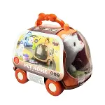JND-6801 Taşıma Araba Çantalı Hareketli Pilli Kedi Set -Vardem Oyuncak-2