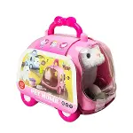 JND-6801 Taşıma Araba Çantalı Hareketli Pilli Kedi Set -Vardem Oyuncak-3
