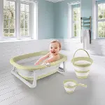 7273 KATLANABİLİR ÜÇLÜ BEBEK BANYO SETİ STONE GRİ-5