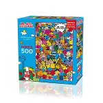 14451 PUZZLE 500 MR MEN LİSANSLI 500 PARÇA YETİŞKİN PUZZLE-1