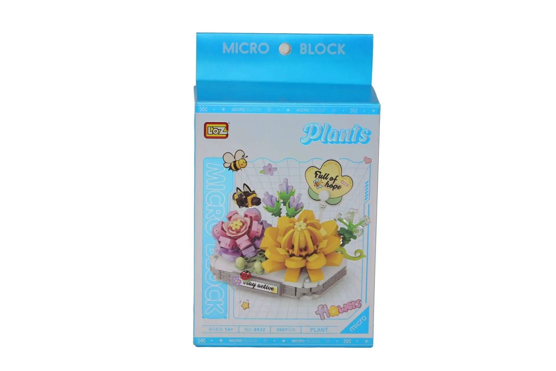 LZ8832 LOZ Kremsi Yeşim Lotus BLOCK OYUNCAK