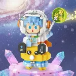 LZ-8827 LOZ ASTRONOT MAVİ 390 PARÇA BLOCK OYUNCAK-4