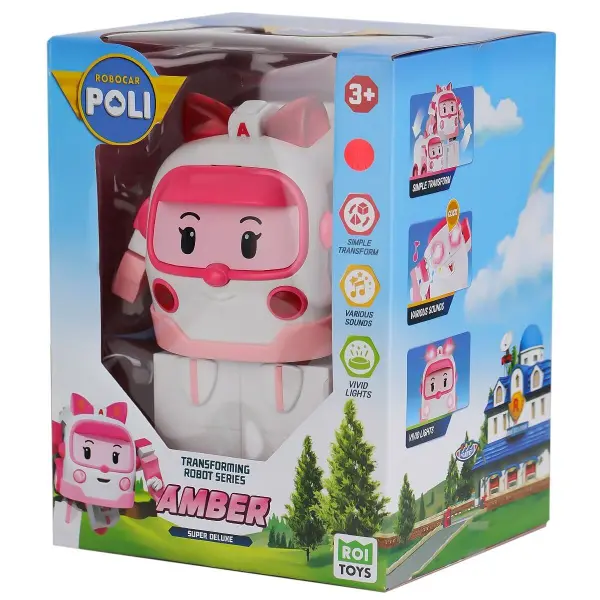 POLI MRT-687 ROBOCAR POLİ BÜYÜK TRANSFORMİNG ROBOT AMBER SESLİ VE IŞIKLI