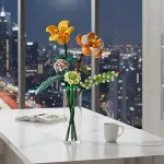 LZ1658 LOZ Eternal Flowers Serisi - ''Güneşli ve Enerjik Turuncu'' 456 Parça Yapım Seti-2