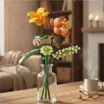 LZ1658 LOZ Eternal Flowers Serisi - ''Güneşli ve Enerjik Turuncu'' 456 Parça Yapım Seti-3