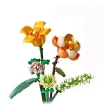 LZ1658 LOZ Eternal Flowers Serisi - ''Güneşli ve Enerjik Turuncu'' 456 Parça Yapım Seti-1